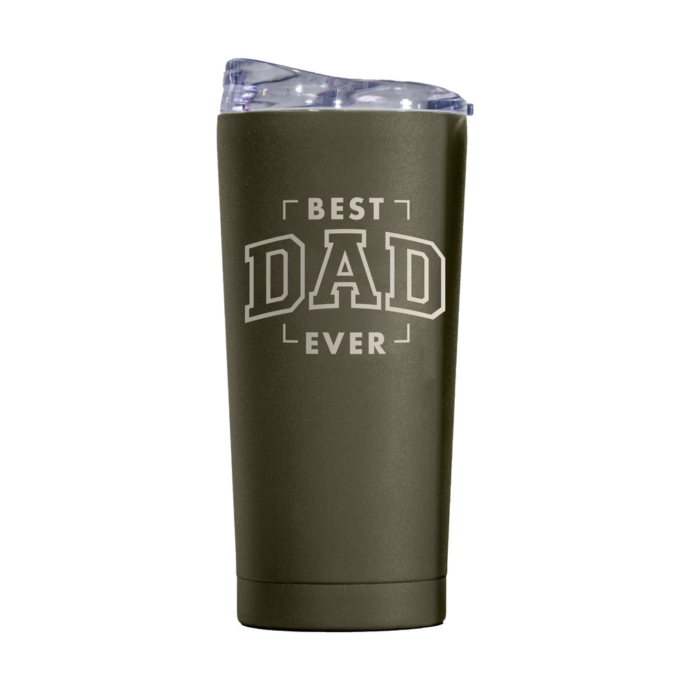 Father's Day Best Dad Ever 20oz Powder Coat Tumbler - Logo Brands - Flyclothing LLC
