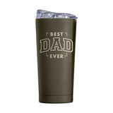 Father's Day Best Dad Ever 20oz Powder Coat Tumbler - Logo Brands - Flyclothing LLC