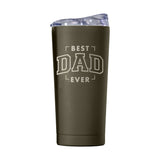 Father's Day Best Dad Ever 20oz Powder Coat Tumbler - Logo Brands - Flyclothing LLC