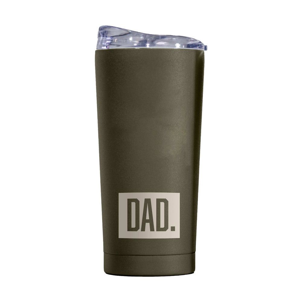 Father's Day DAD 20oz Powder Coat Tumbler - Logo Brands - Flyclothing LLC