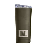 Father's Day DAD 20oz Powder Coat Tumbler - Logo Brands - Flyclothing LLC