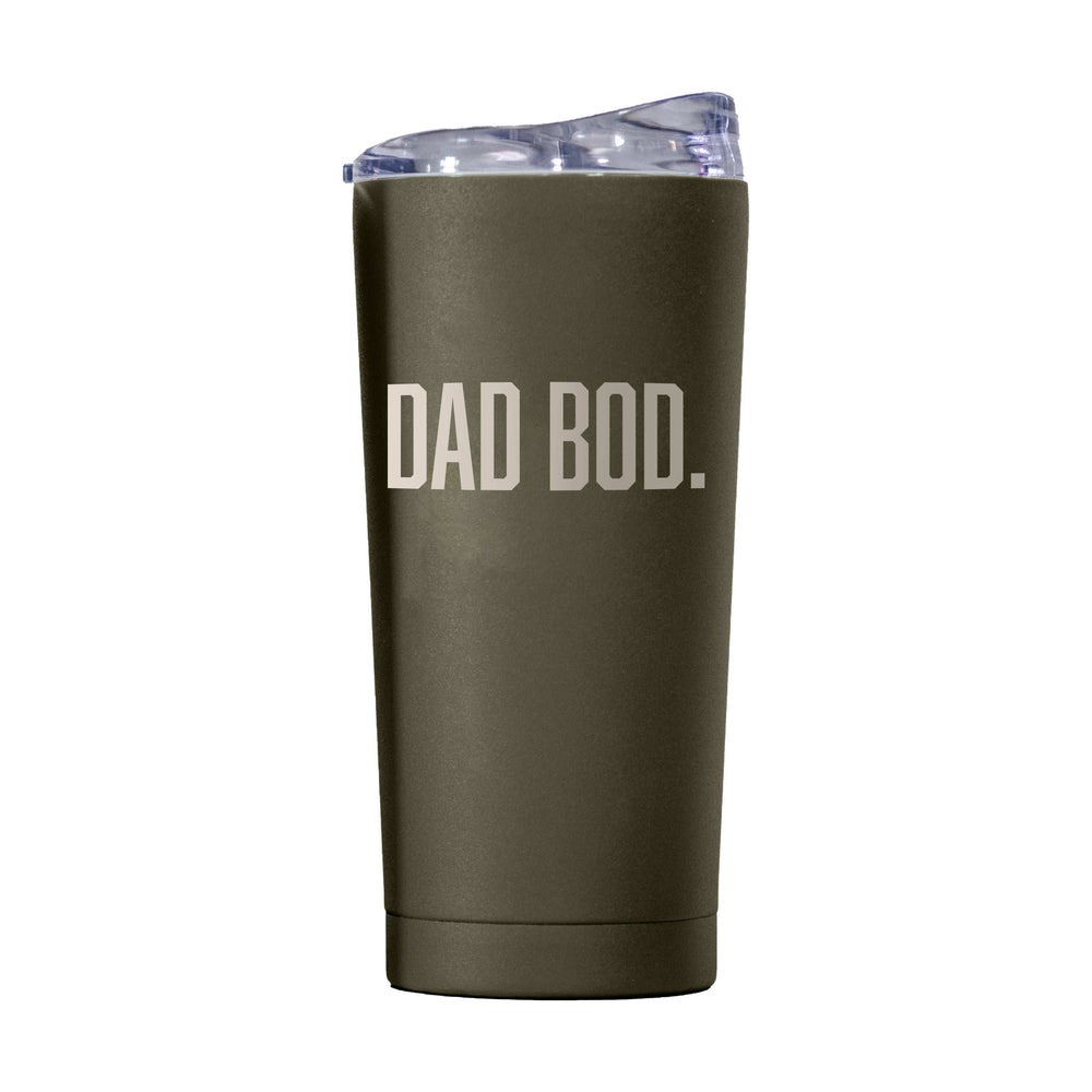 Father's Day Dad Bod 20oz Powder Coat Tumbler - Logo Brands - Flyclothing LLC