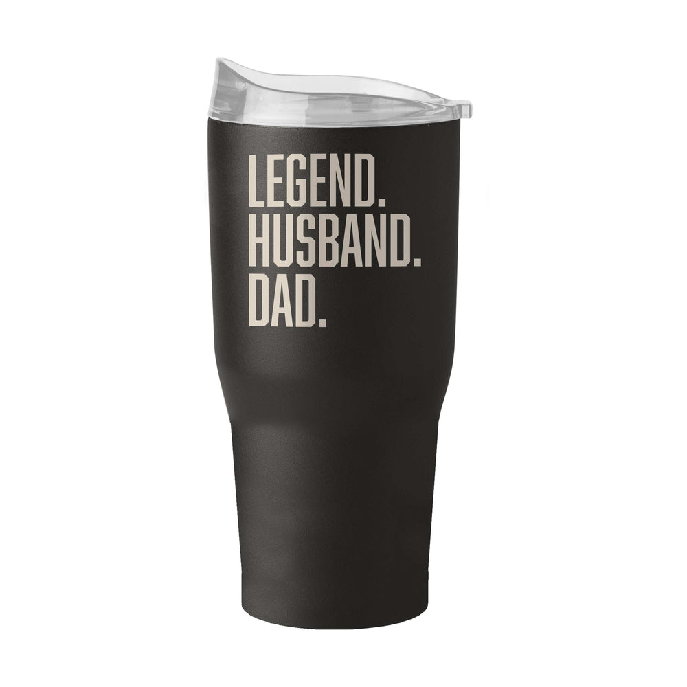Father's Day Legend Husband Dad 30oz Powder Coat Tumbler - Logo Brands - Flyclothing LLC