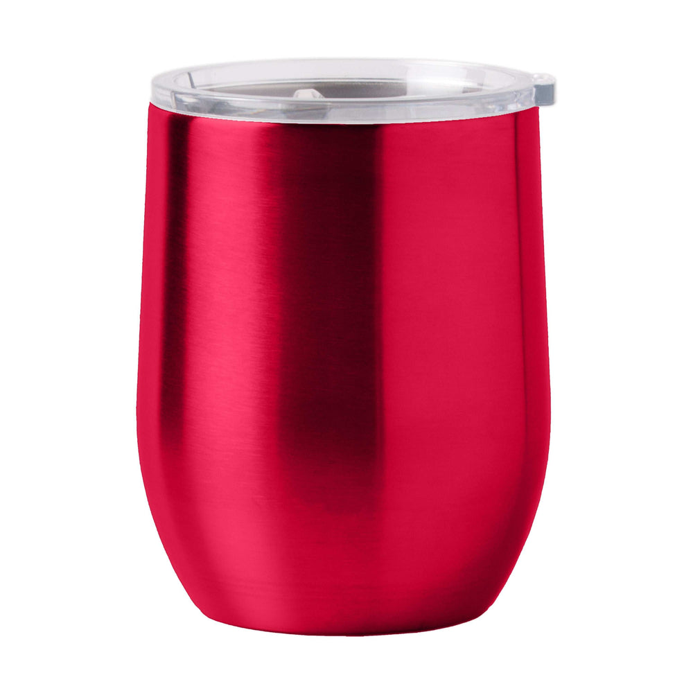 4th of July 16oz Red American Flag Stainless Curved Beverage - Logo Brands - Flyclothing LLC