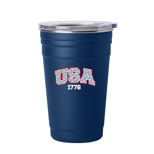 4th of July 22oz Navy USA Stainless Cup - Logo Brands - Flyclothing LLC