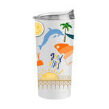 North Myrtle Beach 20oz Native Powder Coat Tumbler - Logo Brands - Flyclothing LLC