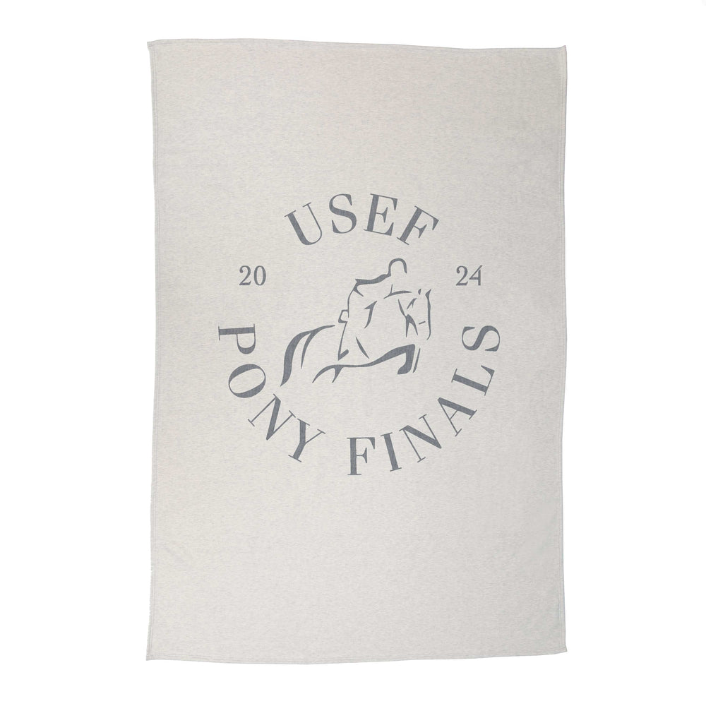 USEF Pony Finals Oversized Sublimated Sweatshirt Blanket - Logo Brands - Flyclothing LLC