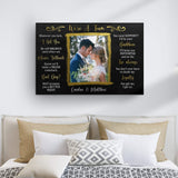 We're A Team Couple Sign - Tailored Canvases - Flyclothing LLC