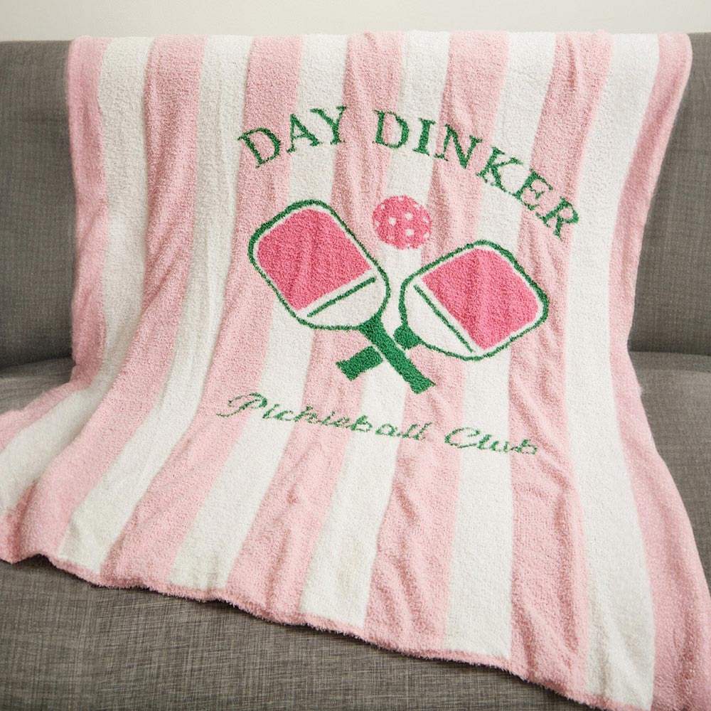Striped Day Dinker Pickleball Club Blanket - Madeline Love - Flyclothing LLC