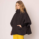 Wave Pattern Padded Cape - Madeline Love - Flyclothing LLC