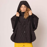 Wave Pattern Padded Cape - Madeline Love - Flyclothing LLC