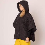 Wave Pattern Padded Cape - Madeline Love - Flyclothing LLC