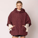 Wave Pattern Padded Cape - Madeline Love - Flyclothing LLC
