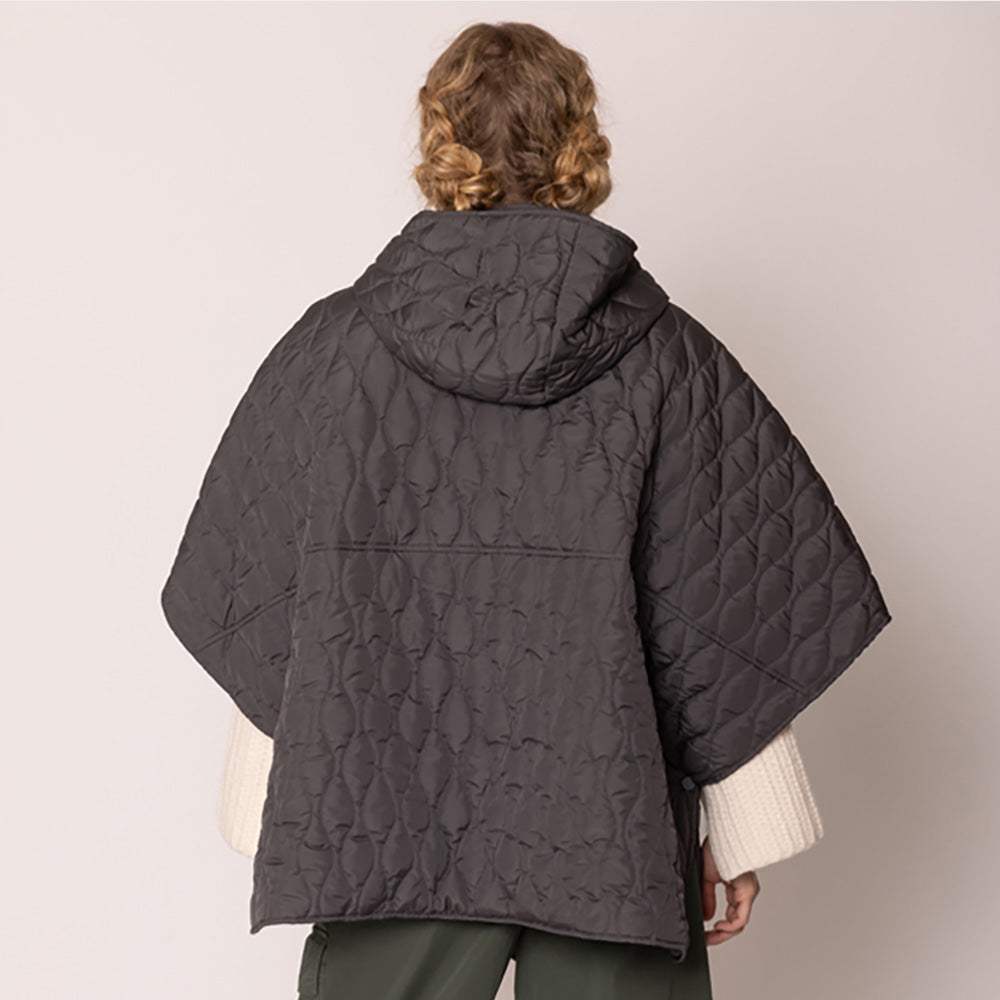 Wave Pattern Padded Cape - Madeline Love - Flyclothing LLC