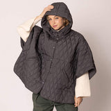 Wave Pattern Padded Cape - Madeline Love - Flyclothing LLC