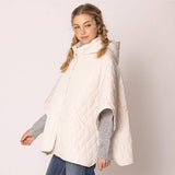 Wave Pattern Padded Cape - Madeline Love - Flyclothing LLC
