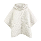 Wave Pattern Padded Cape - Madeline Love - Flyclothing LLC