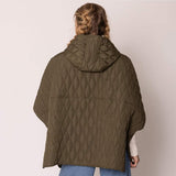 Wave Pattern Padded Cape - Madeline Love - Flyclothing LLC