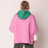 Wave Pattern Padded Cape - Madeline Love - Flyclothing LLC