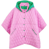 Wave Pattern Padded Cape - Madeline Love - Flyclothing LLC