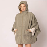 Puffer Cape Poncho - Madeline Love - Flyclothing LLC