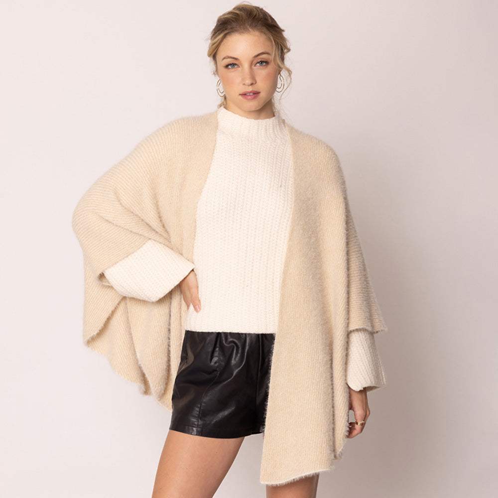 Lurex Kimono Poncho - Madeline Love - Flyclothing LLC