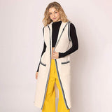 Long Hood Vest - Madeline Love - Flyclothing LLC