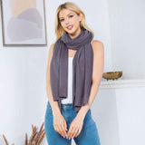 Plain Shawl Poncho Scarf - Madeline Love - Flyclothing LLC