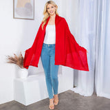 Plain Shawl Poncho Scarf - Madeline Love - Flyclothing LLC