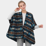 Boho Patterned Poncho - Madeline Love - Flyclothing LLC