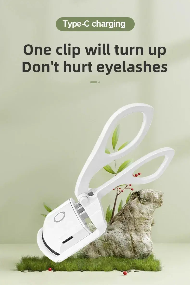 Electric Eyelash Curler USB Charging Model Fast Heating Portable Eye Lash Perm Shaping and Lasting Curling Thermal Eyelash Clip - ZeeBelle.com - Flyclothing LLC