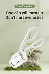 Electric Eyelash Curler USB Charging Model Fast Heating Portable Eye Lash Perm Shaping and Lasting Curling Thermal Eyelash Clip - ZeeBelle.com - Flyclothing LLC