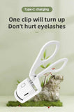 Electric Eyelash Curler USB Charging Model Fast Heating Portable Eye Lash Perm Shaping and Lasting Curling Thermal Eyelash Clip - ZeeBelle.com - Flyclothing LLC