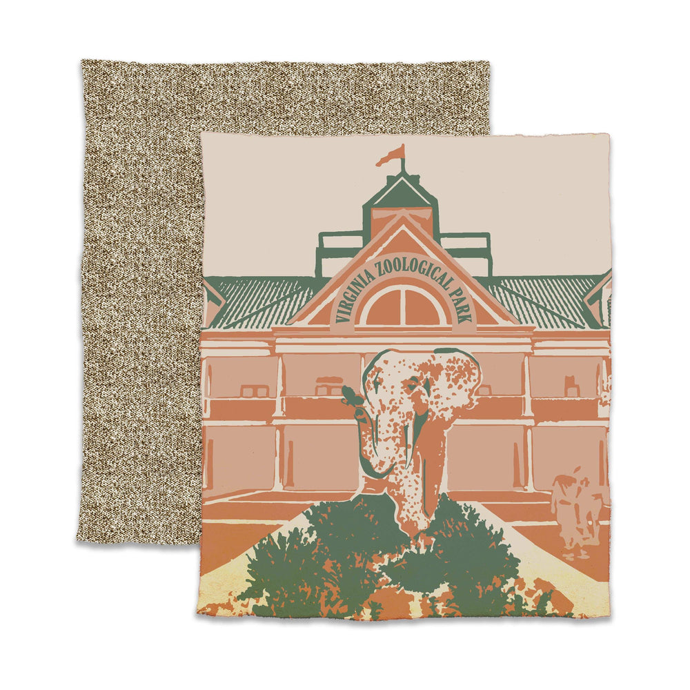 Virginia Zoo Luxe Dreams Throw - Logo Brands - Flyclothing LLC