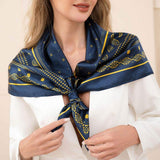 Classic Paisley Pattern Square Scarf Wrap - Madeline Love - Flyclothing LLC