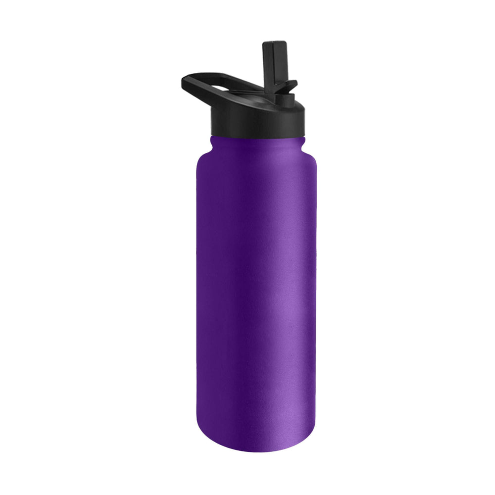 Mardi Gras Mask Purple 34oz Quencher Bottle - Logo Brands - Flyclothing LLC