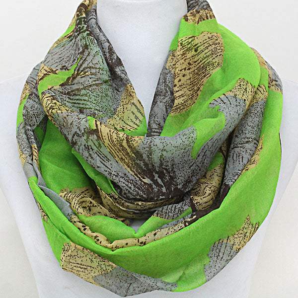 Flower Polyester Infinity Spring Scarf - Madeline Love - Flyclothing LLC
