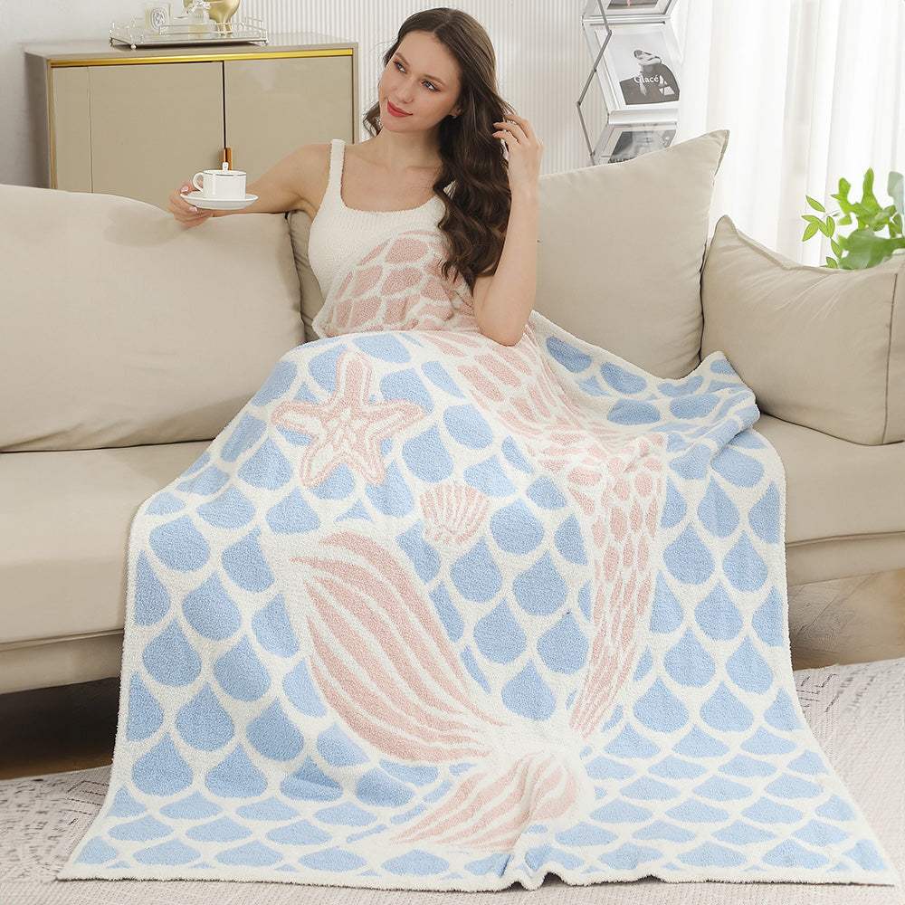 Mermaid Throw Blanket - Madeline Love - Flyclothing LLC