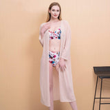 Solid Cover Up Kimono Poncho - Madeline Love - Flyclothing LLC
