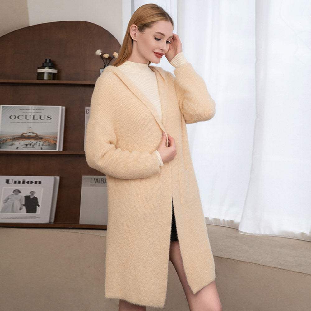 Solid Soft Front Pockets Cardigan - Madeline Love - Flyclothing LLC