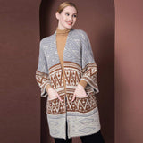 Boho Patterned Poncho - Madeline Love - Flyclothing LLC