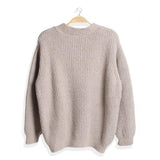 Solid Color Ribbed Sweater - Madeline Love - Flyclothing LLC