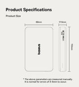 Baseus Magnetic Power Bank 22.5W Type C PowerBank Qi2 15W Wireless Charging External Battery For iPhone 16 15 14 13 Pro Max - ZeeBelle.com - Flyclothing LLC