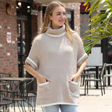 Colored Edge Solid Sleeveless Pocket Sweater - Madeline Love - Flyclothing LLC