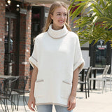Colored Edge Solid Sleeveless Pocket Sweater - Madeline Love - Flyclothing LLC