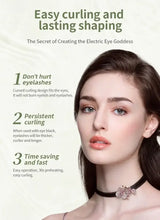 Electric Eyelash Curler USB Charging Model Fast Heating Portable Eye Lash Perm Shaping and Lasting Curling Thermal Eyelash Clip - ZeeBelle.com - Flyclothing LLC