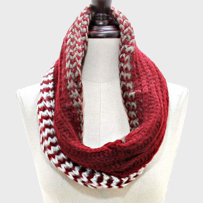 Twisted Yarn Infinity Scarf - Madeline Love - Flyclothing LLC