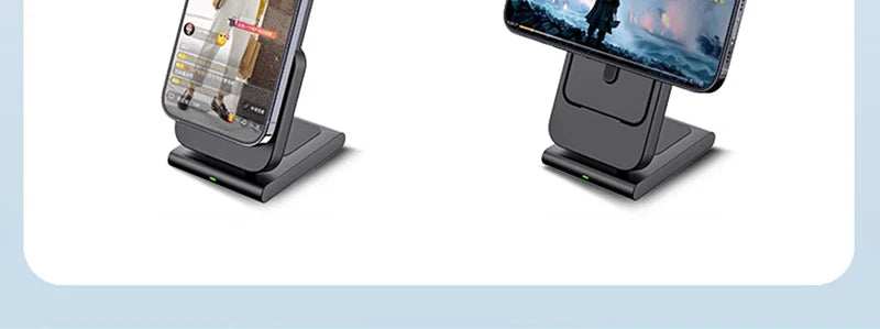 3in1 10000mAh Magnetic Wireless Power Bank Fast Charging Base Stand 5000mAh Portable External Battery for Apple iWatch iPhone 15 - ZeeBelle.com - Flyclothing LLC