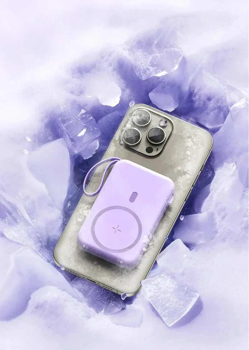 50000mah Mobile Power Bank 22.5w Fast Charging For Magsafe Wireless Charging Built-in Cables Portable Power Bank For IPhone - ZeeBelle.com - Flyclothing LLC