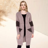 Soft Knit Furry Decoration Long Cardigan - Madeline Love - Flyclothing LLC